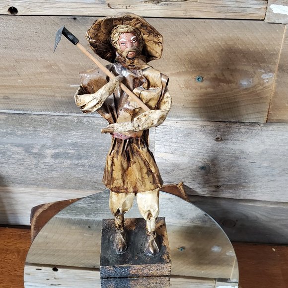 Paper Mache Mexican Folk Art - Peasant Farmer - Picture 1 of 11